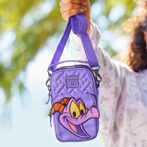 Disney Parks Lug Epcot Center Figment Mini Skeeter Crossbody Bag NWT